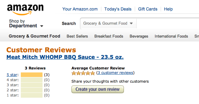 Amazon Customers Have Spoken: Five Stars!