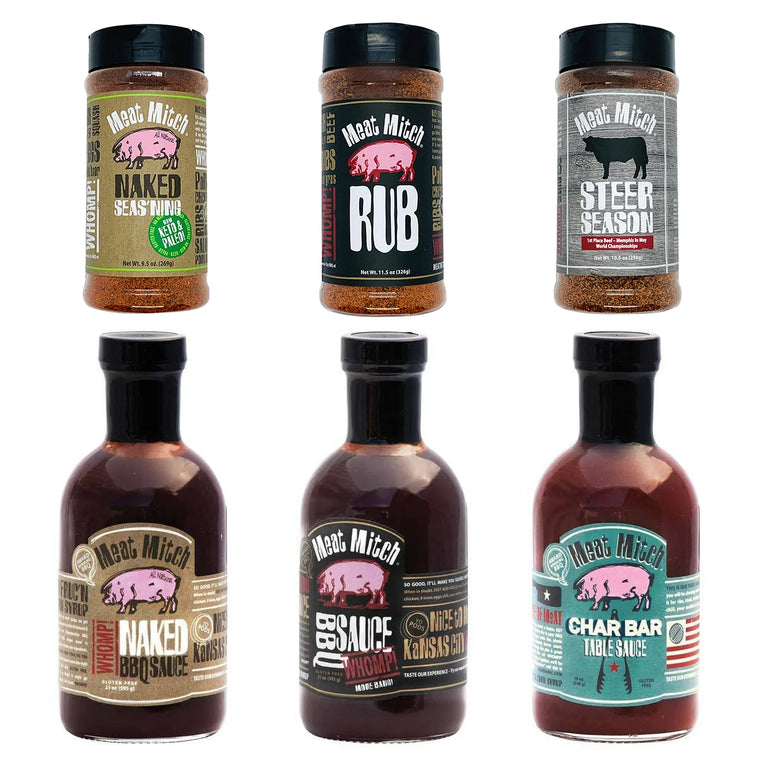 Meat Mitch Sampler with Sauce and Rub - Haul-of-Fame