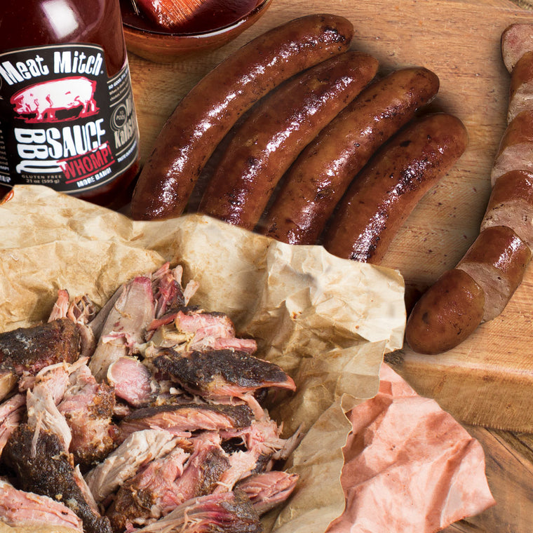 Squealer Meat Combo - Smoked Sausage and Pulled Pork