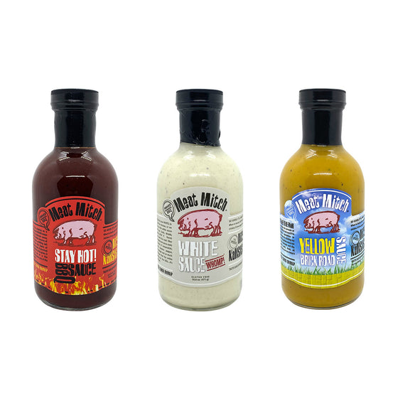 Sauce Combo - Stay Hot!, White Sauce & Yellow Brick Road